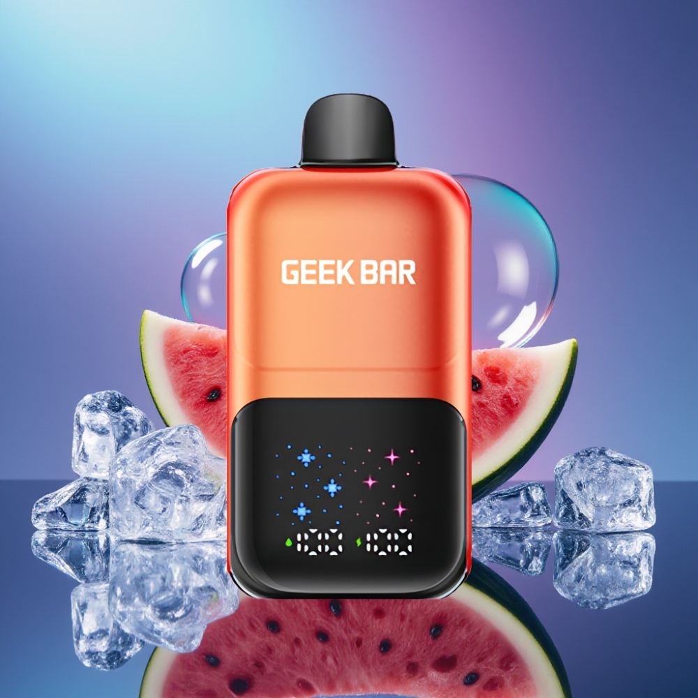 GEEK BAR 2GO Two Series 50000 Pufuri 20ml Reîncărcabil Aroma Pepene Guma Bubble Gheață