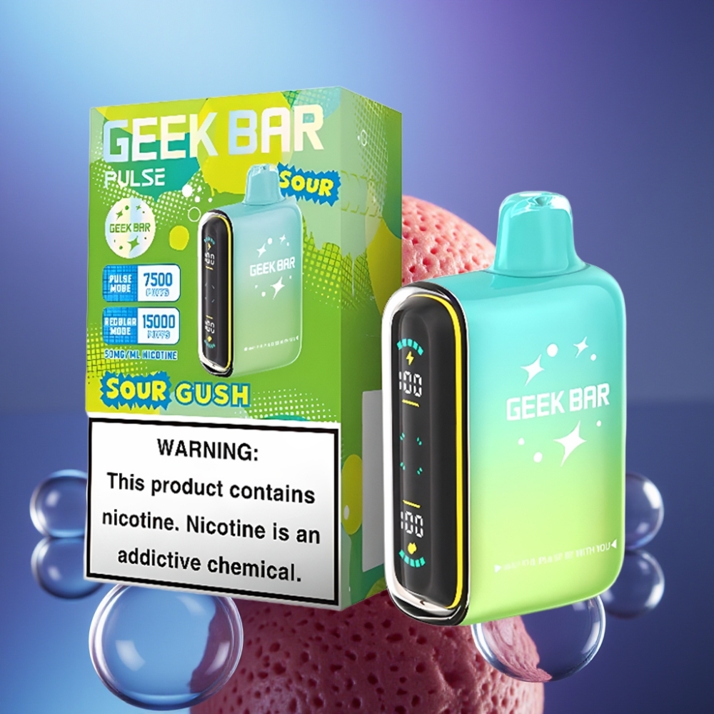 Geek Bar Pulse 15000 Pufări Aromă Acru Capacitate 16ML