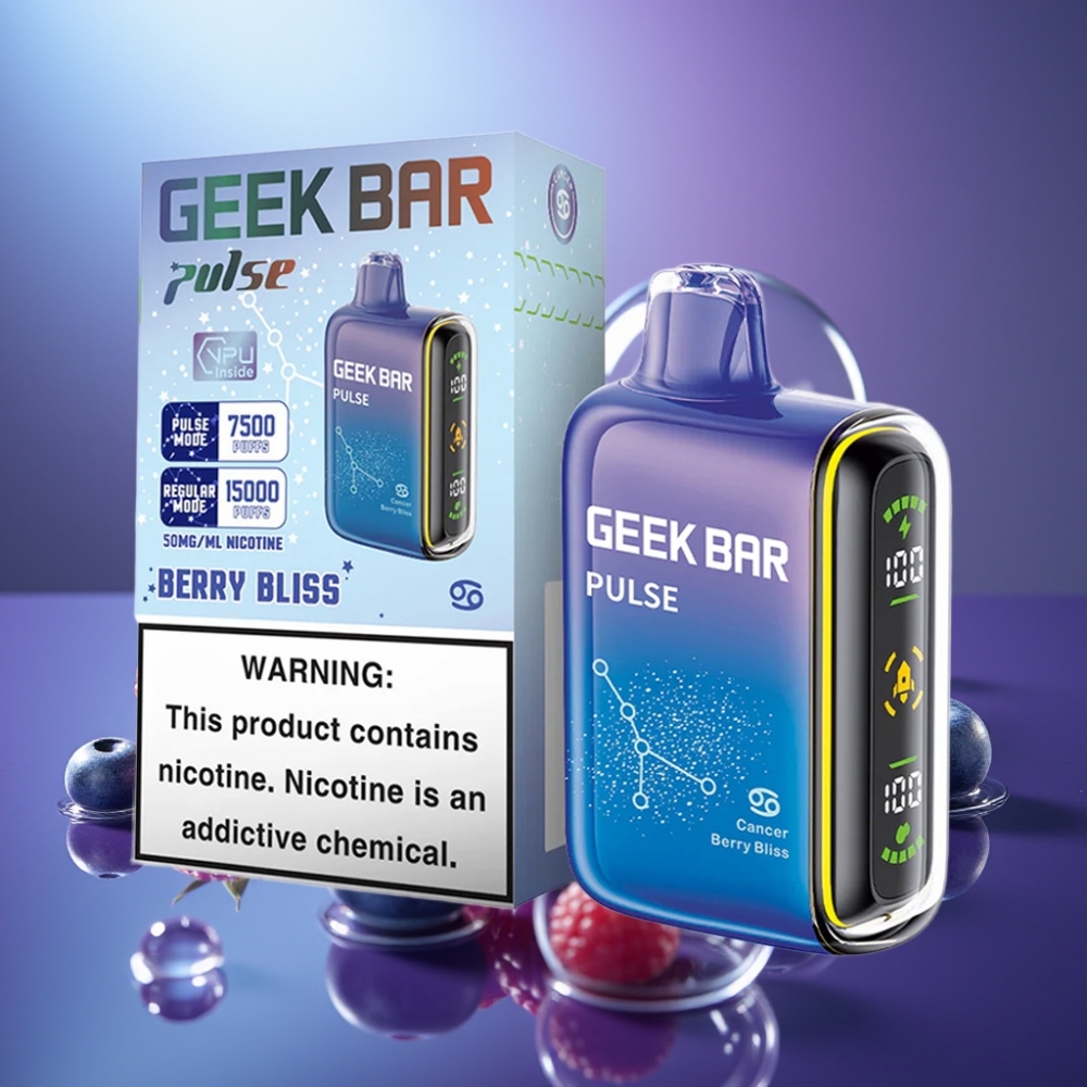Geek Bar Pulse 15000 Pufuri cu Airflow Reglabil și 16ML Lichid