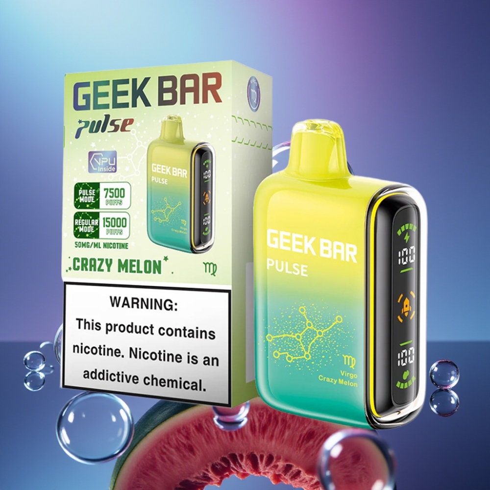 Geek Bar Pulse 15000 Pufuri cu Airflow Reglabil și 16ML Lichid