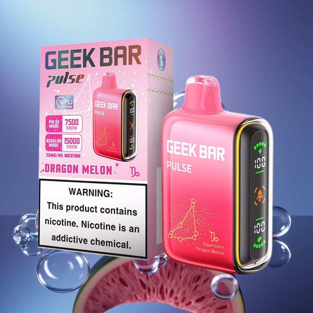 Geek Bar Pulse 15000 Pufuri cu Airflow Reglabil și 16ML Lichid