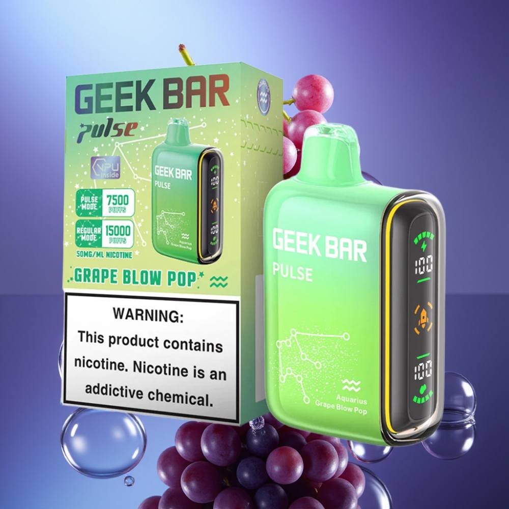 Geek Bar Pulse 15000 Pufuri cu Airflow Reglabil și 16ML Lichid