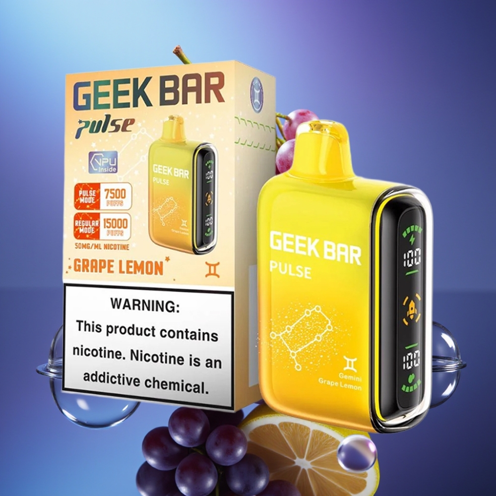 Geek Bar Pulse 15000 Pufuri cu Airflow Reglabil și 16ML Lichid