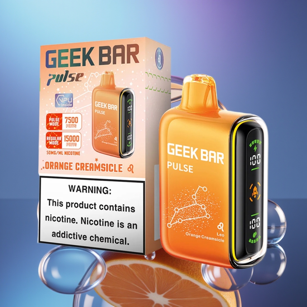 Geek Bar Pulse 15000 Pufuri cu Airflow Reglabil și 16ML Lichid