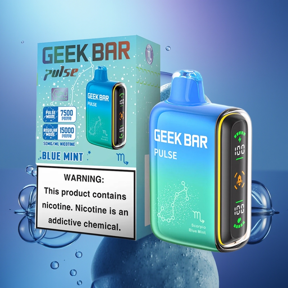Geek Bar Pulse 15000 Pufuri cu Airflow Reglabil și 16ML Lichid