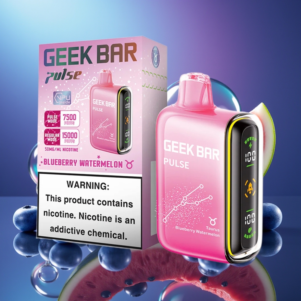 Geek Bar Pulse 15000 Pufuri cu Airflow Reglabil și 16ML Lichid
