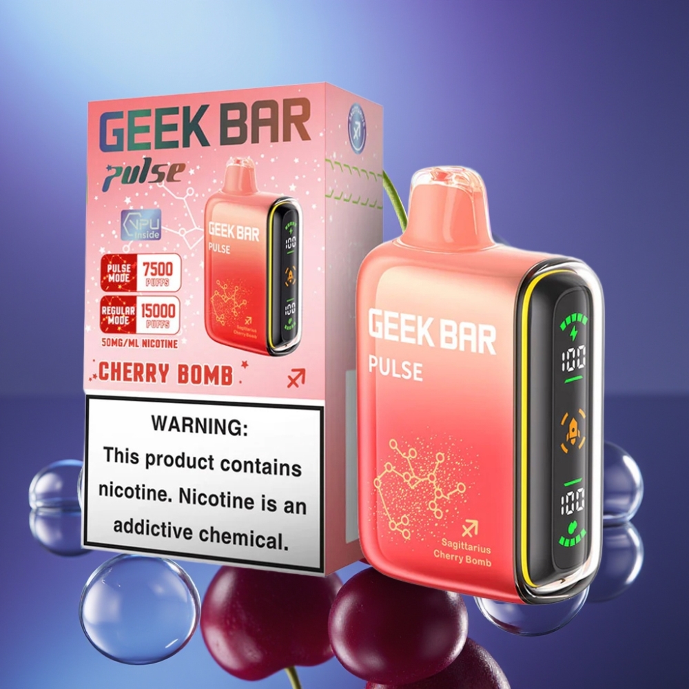 Geek Bar Pulse 15000 Pufuri cu Airflow Reglabil și 16ML Lichid