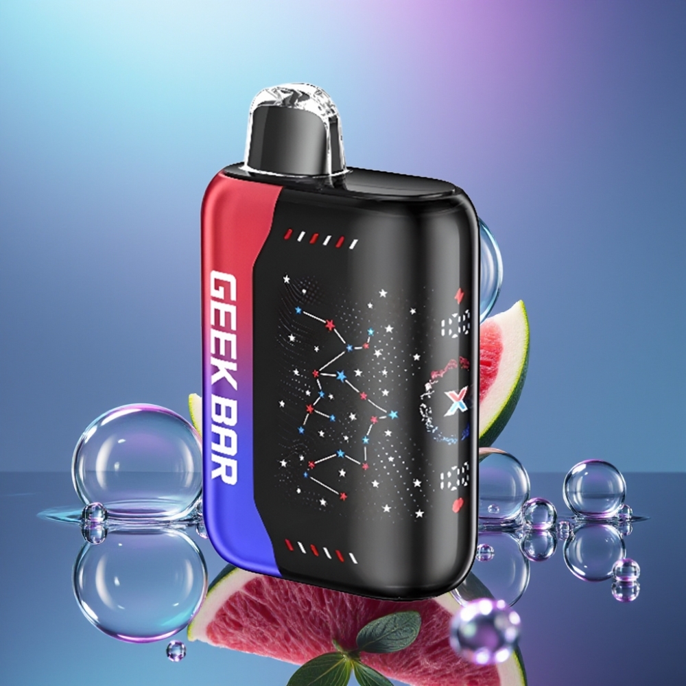 Geek Bar Pulse X 25000 Pufuri Disposable Vape Patriot Editon cu 18mL Lichid și Dual Mesh Coil