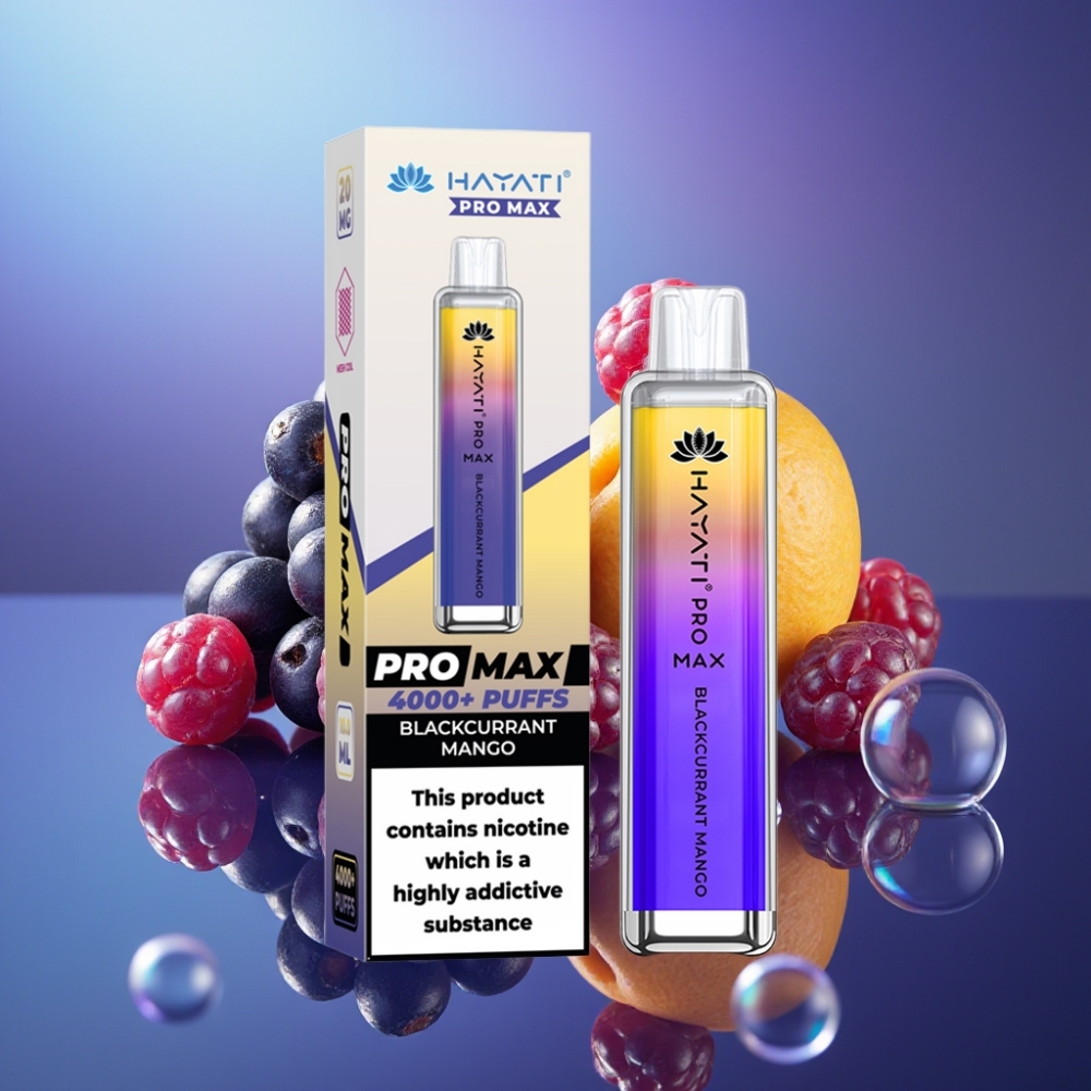 Hayati Pro Max 4000 Puffs Disposable Vape Coacăz Mango 1400mAh