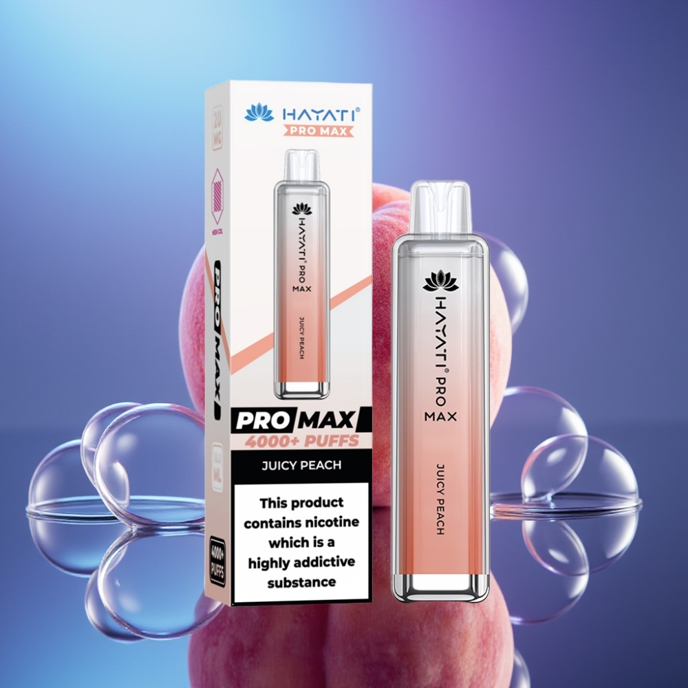 Hayati Pro Max 4000 Puffs Disposable Vape Prună Zemoasă cu Baterie Reîncărcabilă