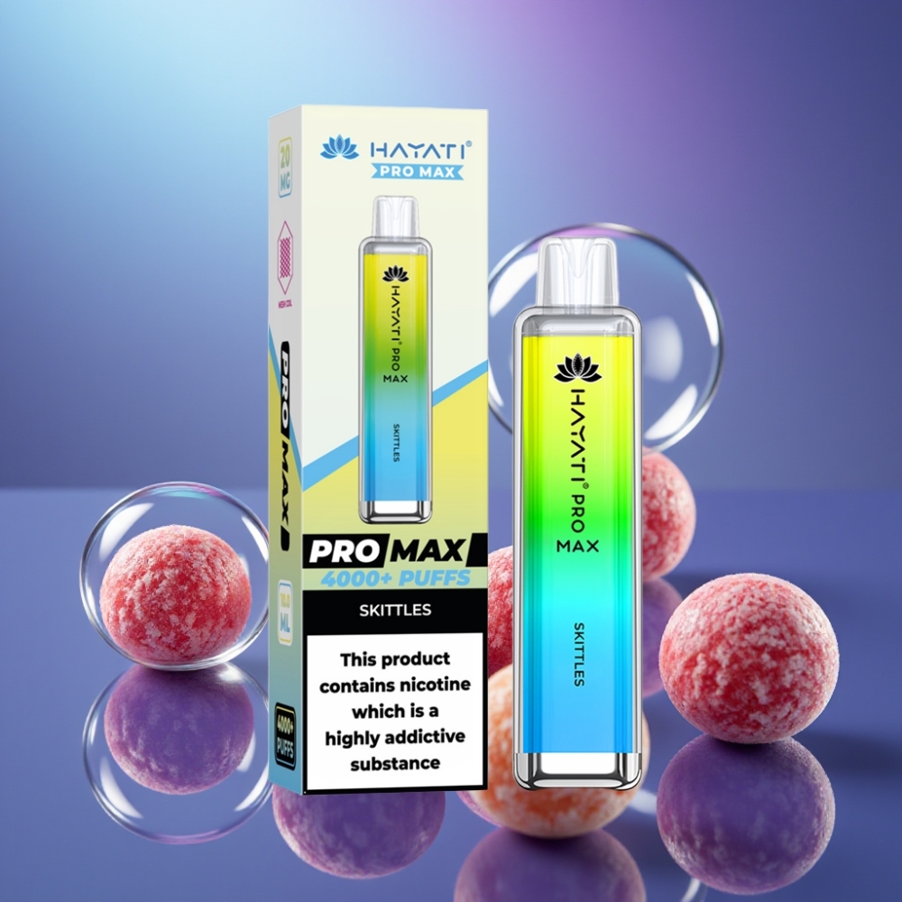 Hayati Pro Max 4000 Puffs Disposable Vape Racole cu Baterie Reîncărcabilă
