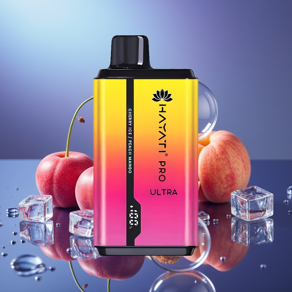 Hayati Pro Ultra 15000 Pufuri 2×12ml Capsule Cireșă Gheață piersică mango
