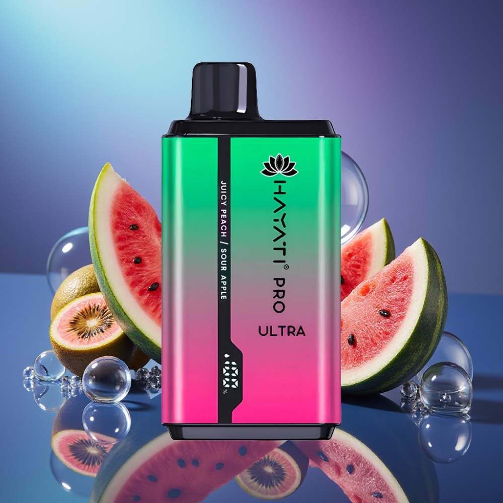 Hayati Pro Ultra 15000 Pufuri 2×12ml Disposable Vape Pepene Kiwi Passiflora