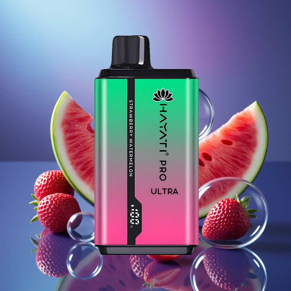 Hayati Pro Ultra 15000 Pufuri Capsa Zmeura Pepene Verde 2×12ml 2%