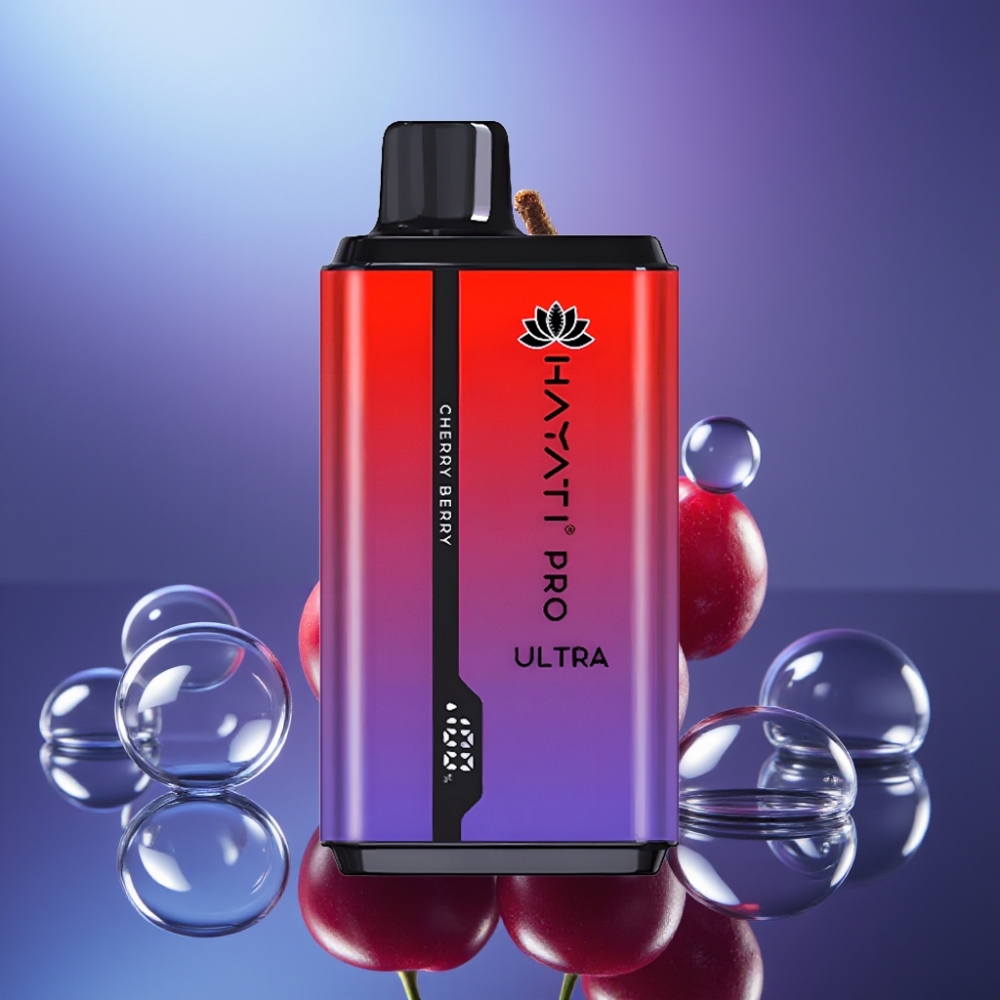Hayati Pro Ultra 15000 Pufuri cu Cireșă și Berry și 49 de Arome