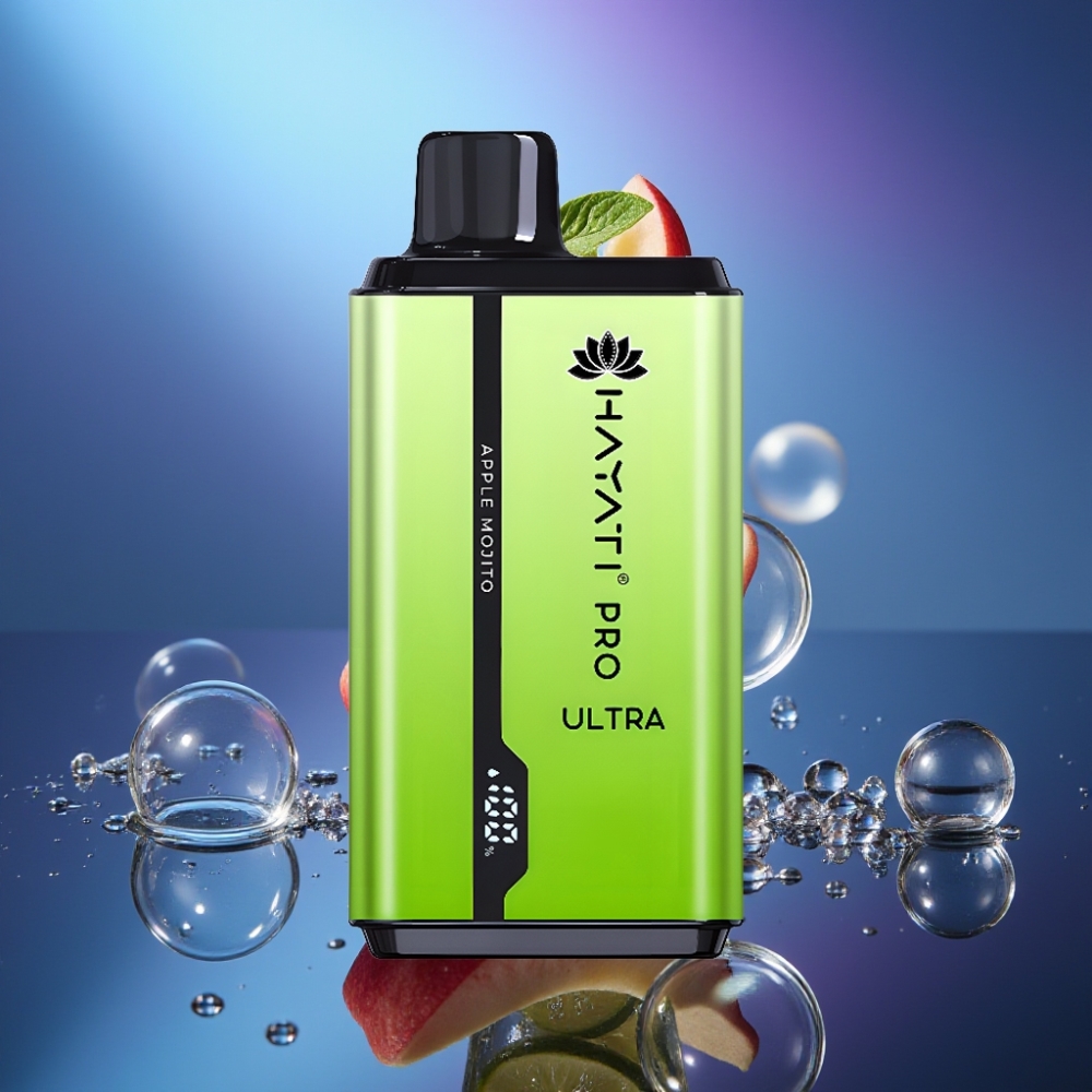 Hayati Pro Ultra 15000 Pufuri cu Mărire Apple Mojito și 49 Arome