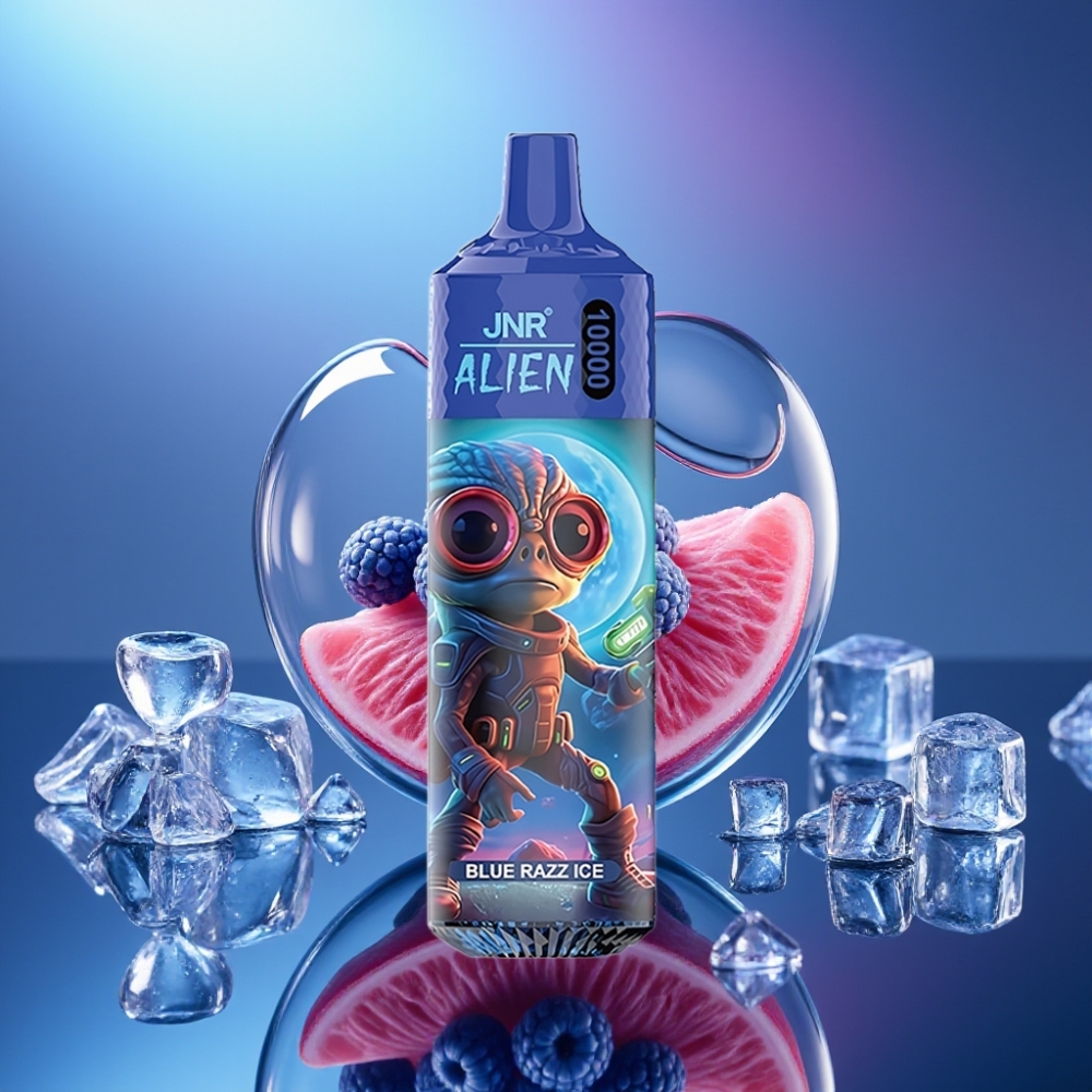 JNR Alien 10000 Puffs Dispozabil Vape Afine înghețată cu LED (RGB)