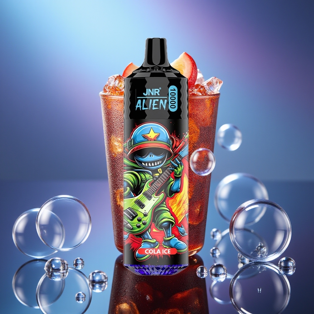 JNR Alien 10000 Puffs Dispozabil Vape Cola Gheață cu LED (RGB) și încărcare Rapidă Type-C