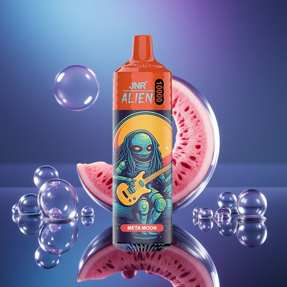 JNR Alien 10000 Puffs Dispozabil Vape Lună Meta cu LED RGB și Încărcare Rapidă Type-C
