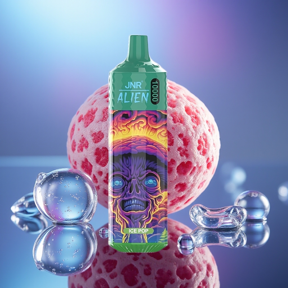 JNR Alien 10000 Pufuri Dispozabil Vape Gheață Pop, 850mAh, LED RGB