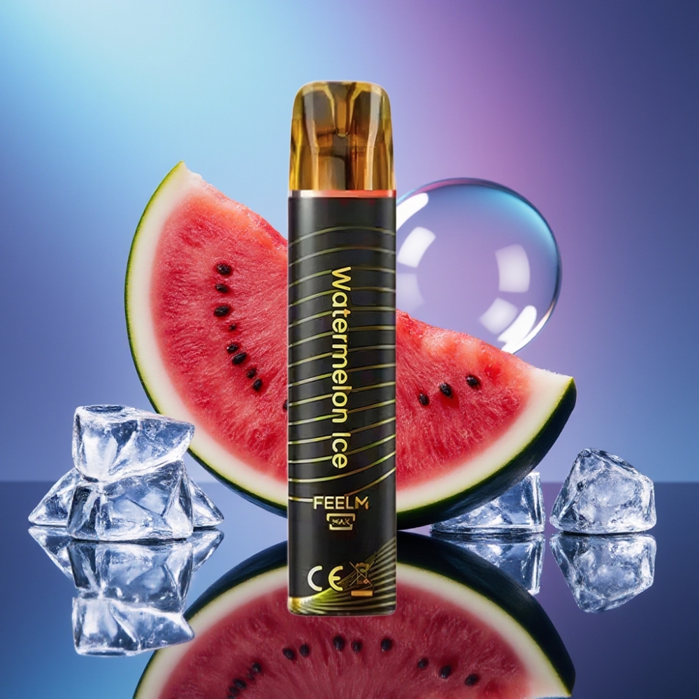 JNR Black&Golden 800 Pufuri 550mAh Disposable Vape Gheață Pepene