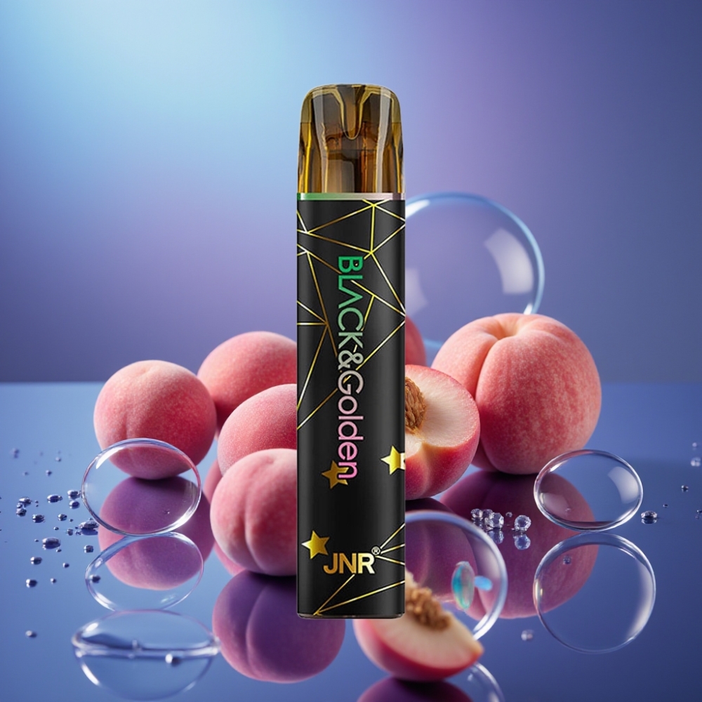 JNR Black&Golden 800 Pufuri Baterie 550mAh Aroma Fructe Piersică