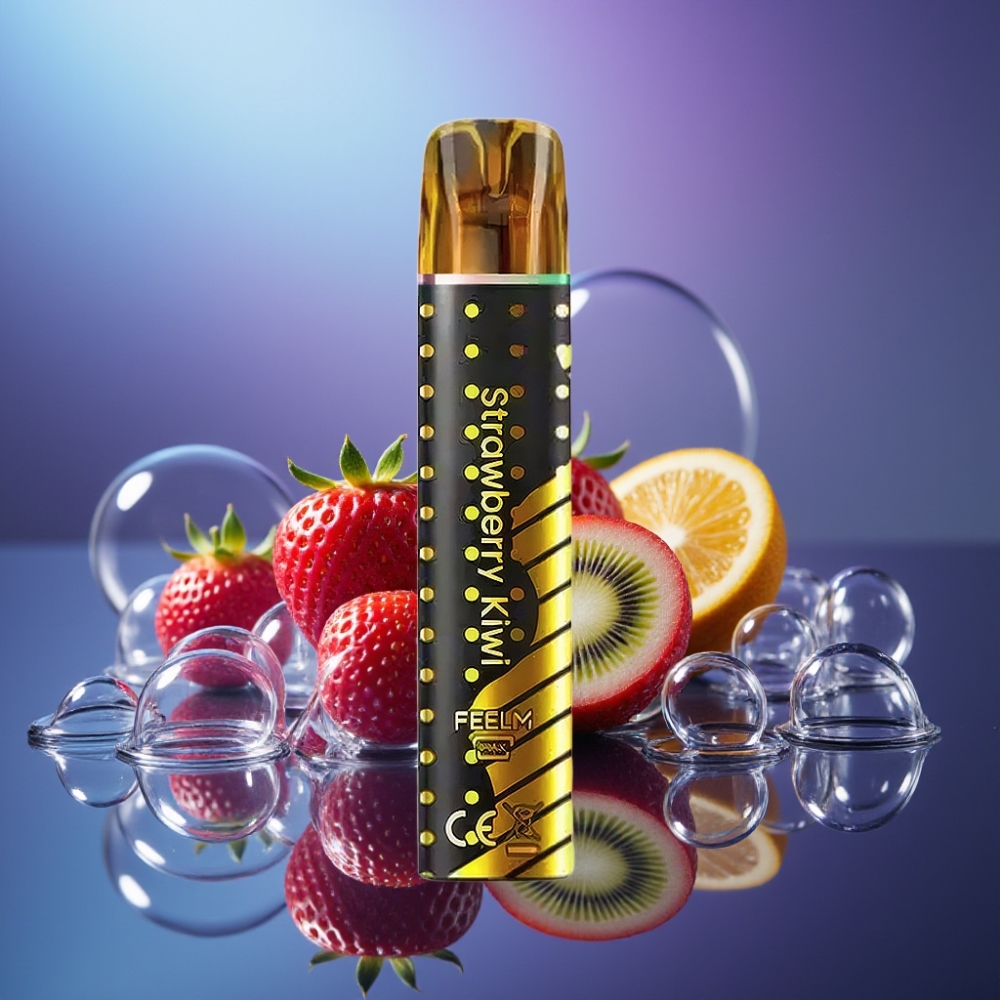 JNR Black&Golden 800 Pufuri Baterie 550mAh Capsuni Kiwi