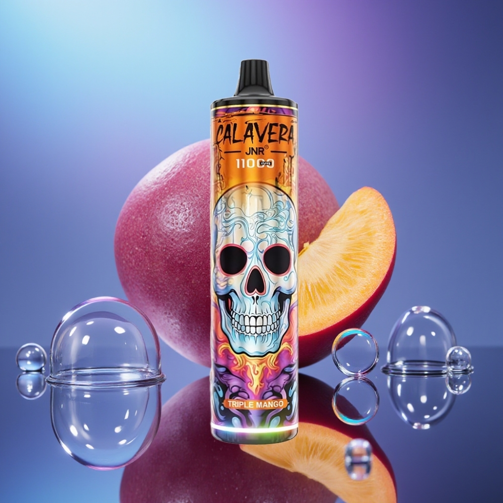 JNR Calavera 11000 Puffs Disposable Vape Triple Mango cu Port Type-C și 850 mAh