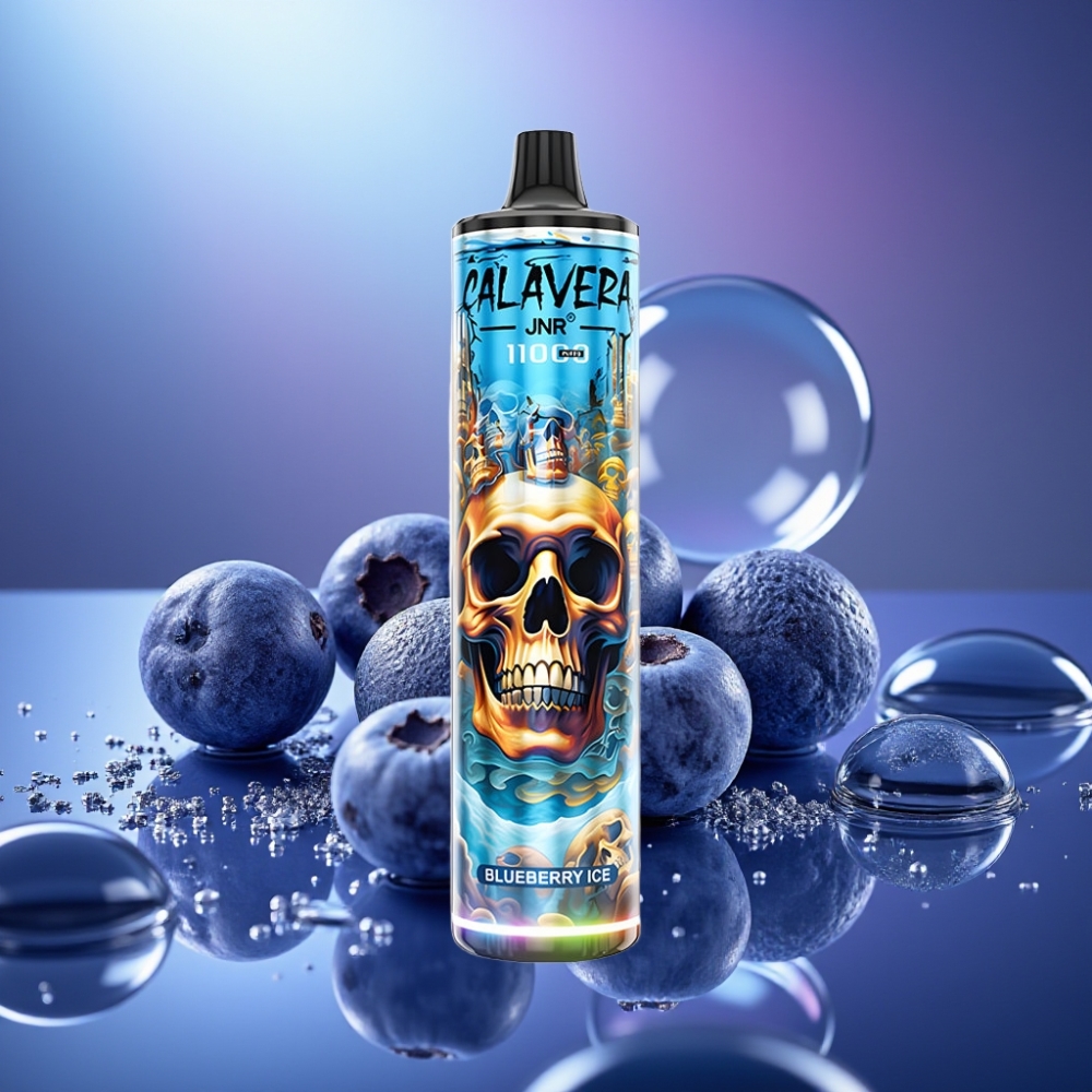 JNR Calavera 11000 Pufuri Port Type-C Disposable Vape Afine Înghețată