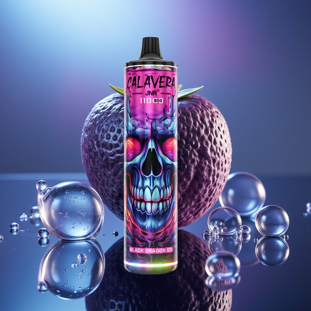 JNR Calavera 11000 Pufuri Port USB-C Dragonul Negru Gheață