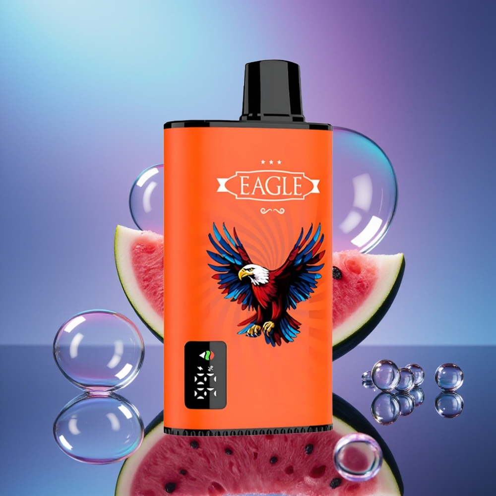 JNR EAGLE Smart 23000 Pufuri Disposable Vape Afine Bomboană cu Ecran Digital și Bobină Mesh 1.0ohm