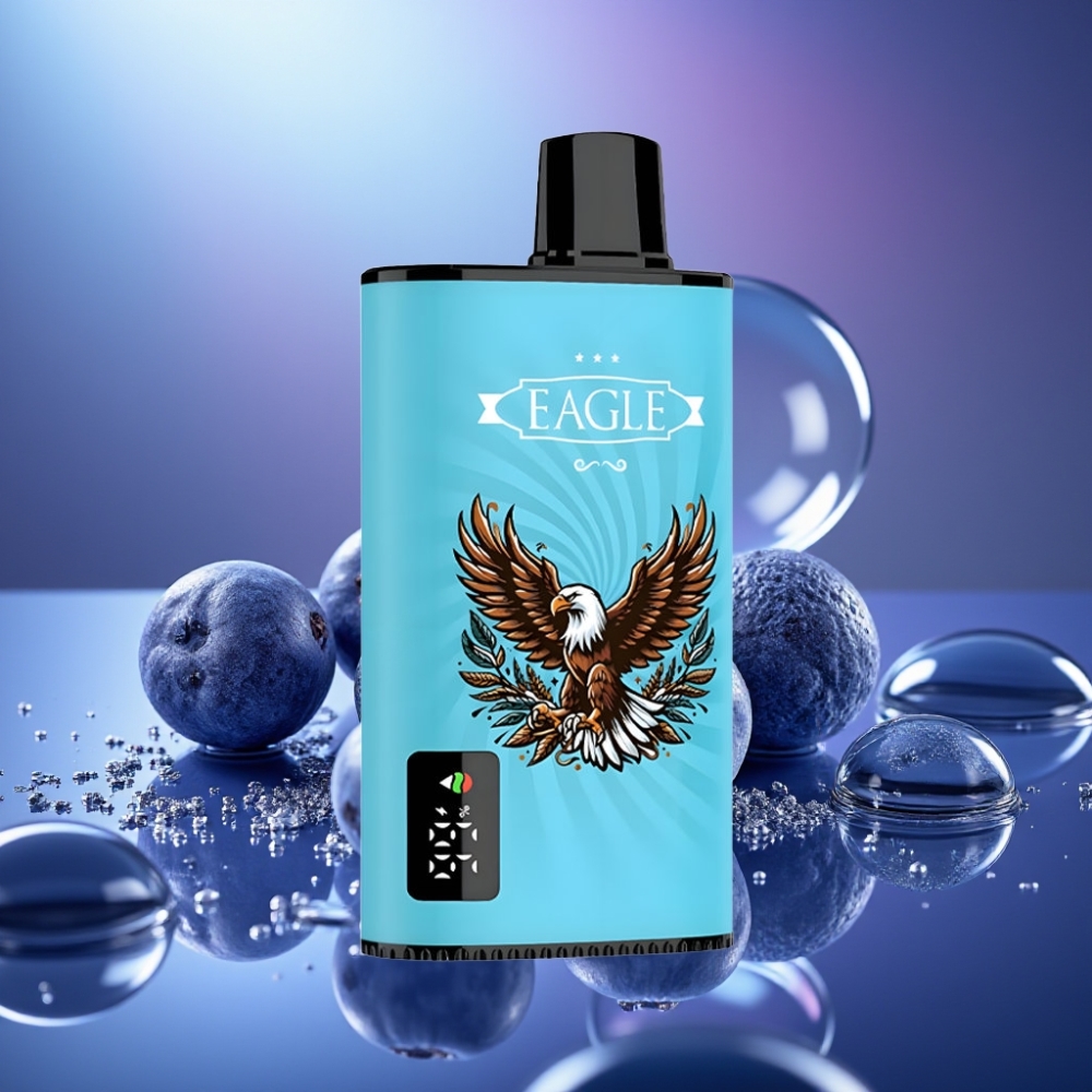 JNR EAGLE Smart 23000 Pufuri Disposable Vape Afine Înghețată cu Ecran Digital și Battery 750mAh