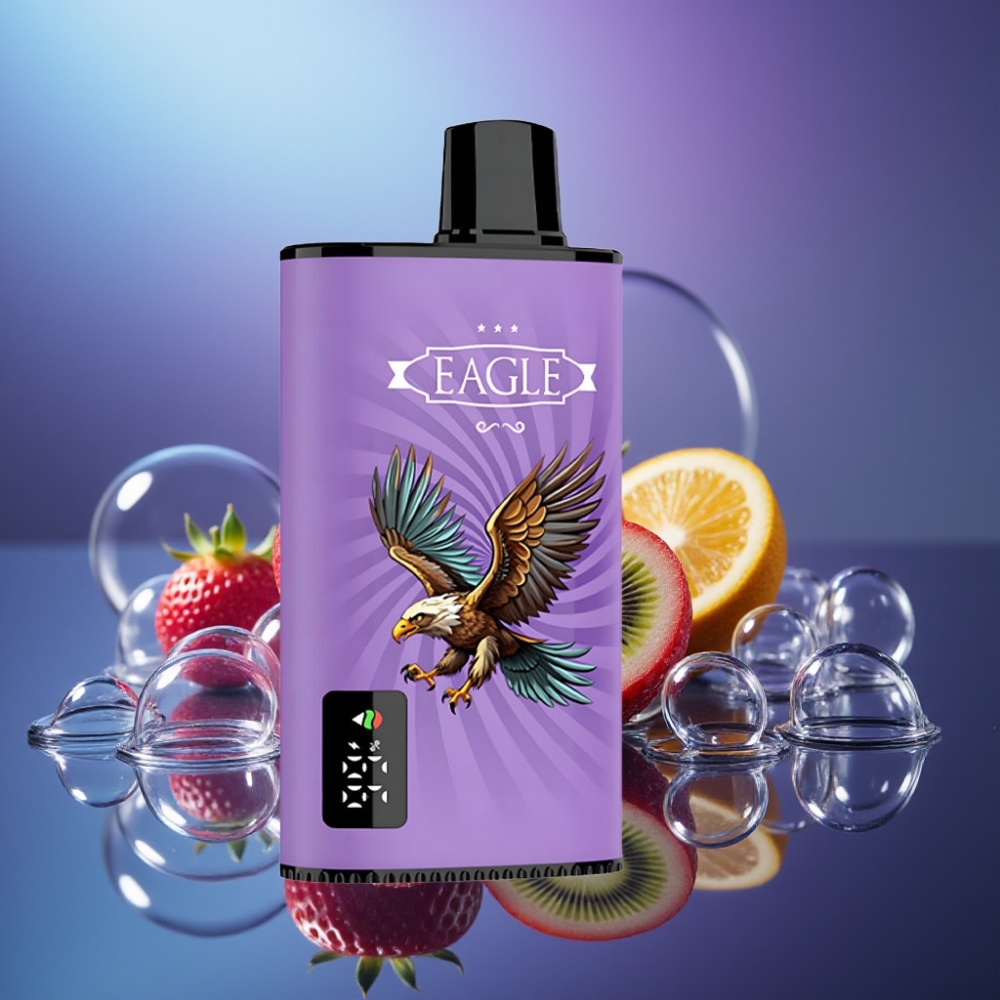 JNR EAGLE Smart 23000 Pufuri cu Ecran Digital și Coil Mesh 1.0ohm Capsuni Kiwi