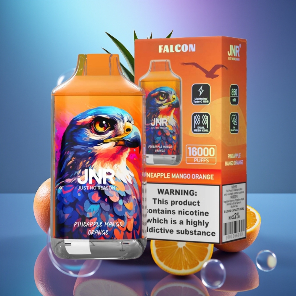 JNR Falcon 16000 Puffs 850mAh Ananas Mango Portocale