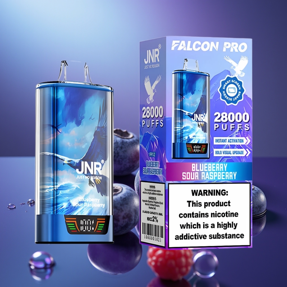 JNR Falcon Pro 28000 Disposable Vape Afine acrișoare 30ml USB-C