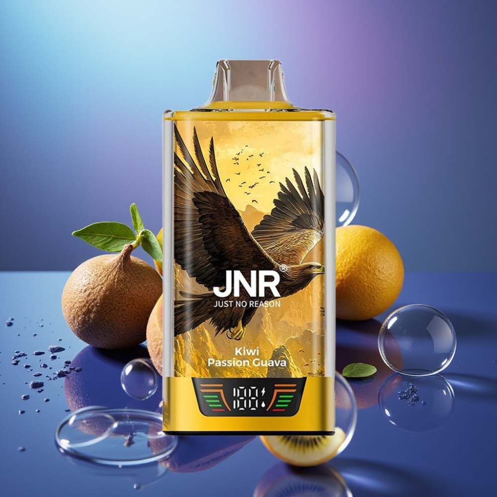 JNR Falcon Pro 28000 Disposable Vape Kiwi Pasión Guava 30ml USB Type-C