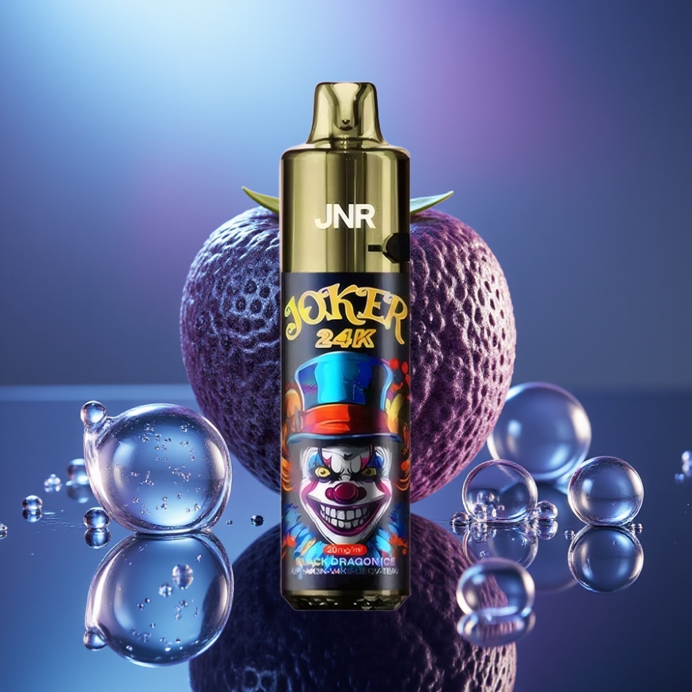 JNR Joker 24K Puffs Disposable Vape Dragon Negru Gheață cu 800mAh Battery
