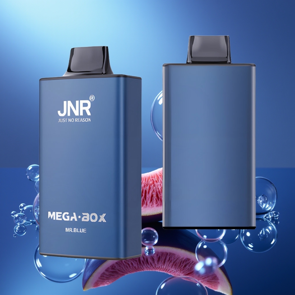 JNR Mega Box 25000 Puffs Disposable Vape Domnul Albastru cu 30ml E-lichid