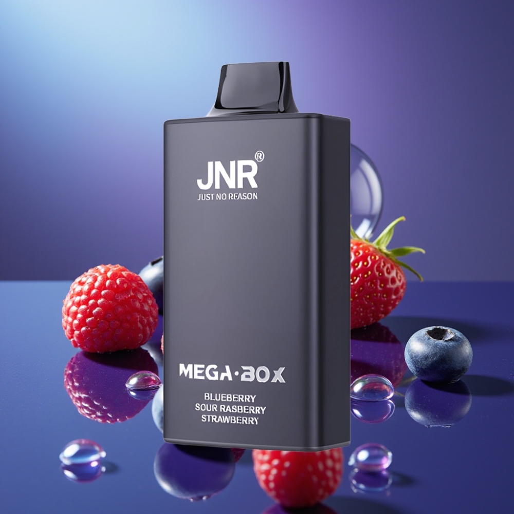 JNR Mega Box 25000 Pufuri Disposable Vape Afine acrisoare Capsuni 30ml Dual Mesh