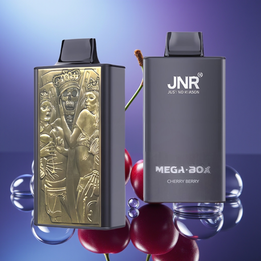 JNR Mega Box 25000 Pufuri Disposable Vape Cireșă-Boabe cu Baterie 850mAh