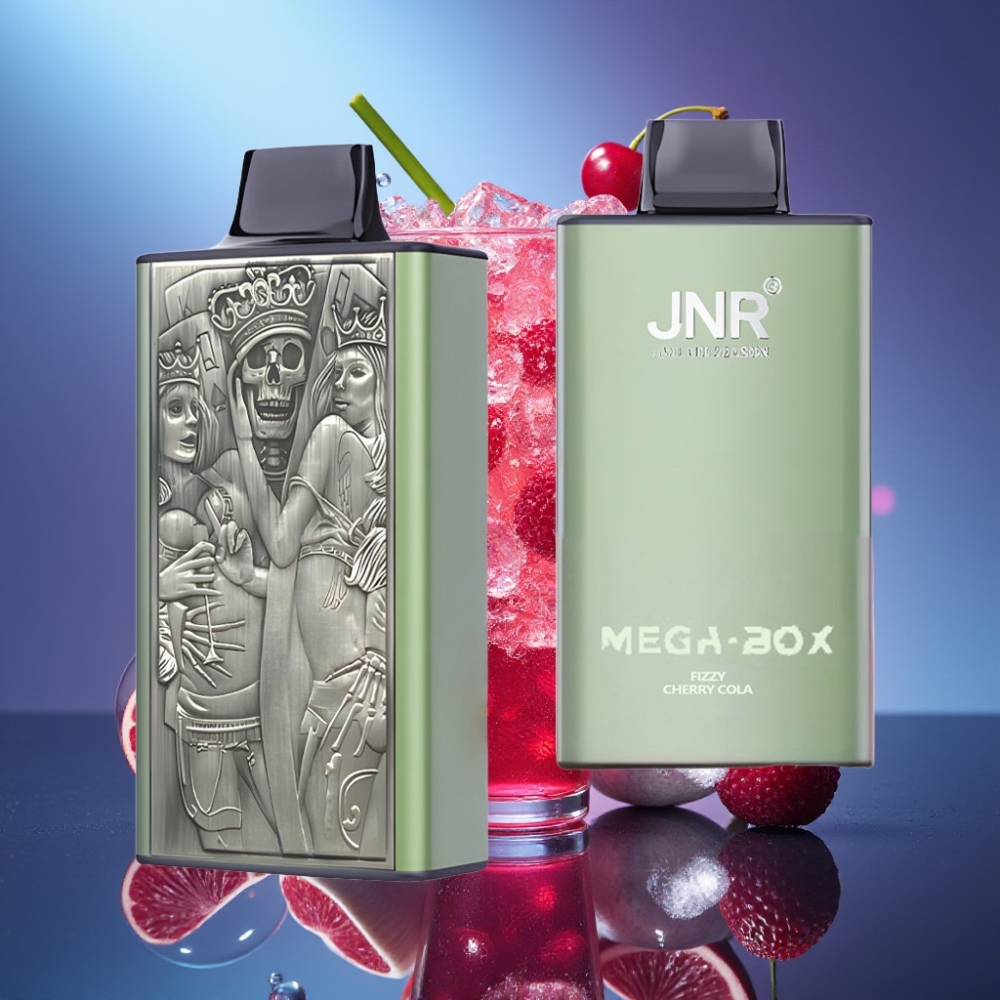 JNR Mega Box 25000 Pufuri Disposable Vape Cireșe Cola Acidulată cu Baterie 850mAh