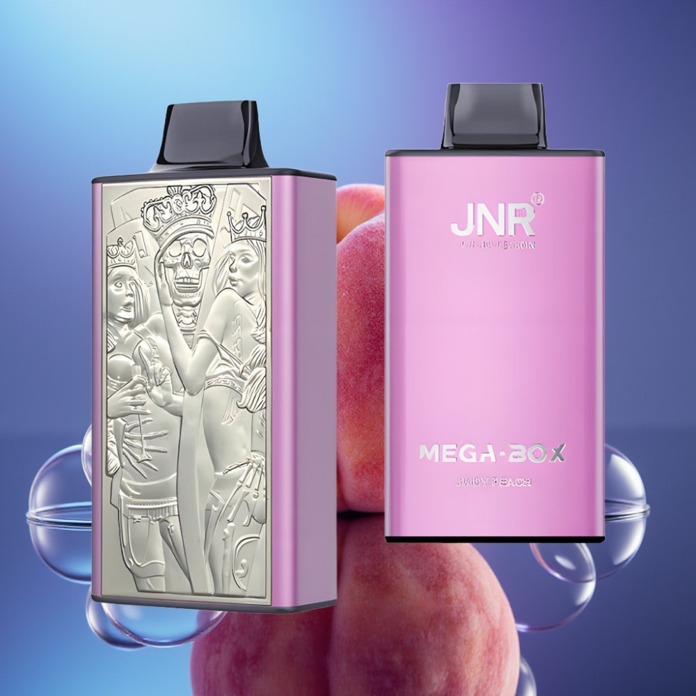 JNR Mega Box 25000 Pufuri Disposable Vape Piersică Zemoasă cu Dual Mesh Coil