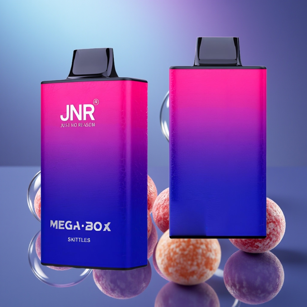 JNR Mega Box 25000 Pufuri Disposable Vape Skittles cu Încărcare Rapidă Type-C și Dual Mesh Coil