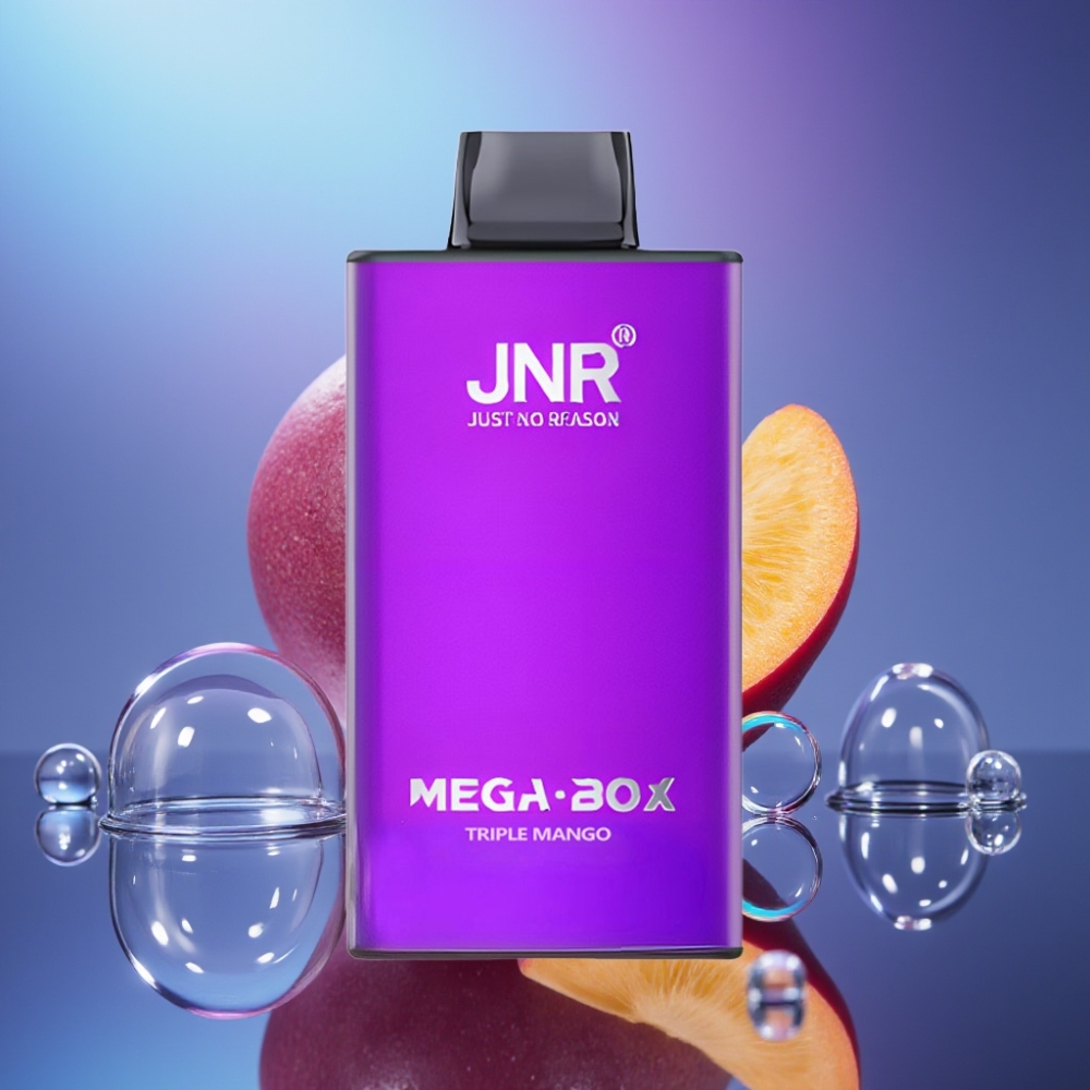 JNR Mega Box 25000 Pufuri Disposable Vape Triple Mango 30ml 850mAh