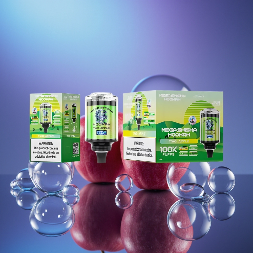 JNR Mega Shisha Hookah 100K Doi Măr Capacitate 60ml Desktop Compatibility