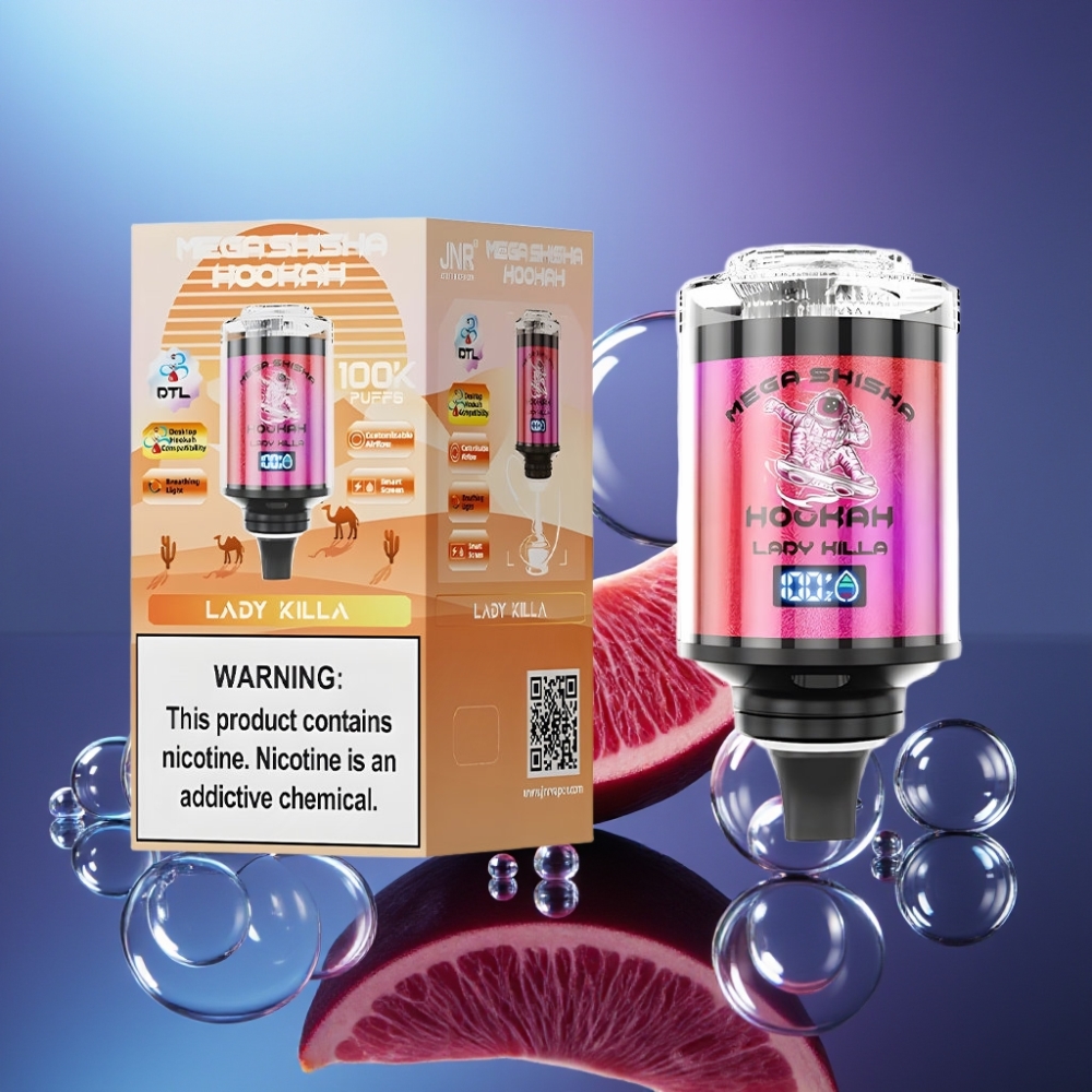 JNR Mega Shisha Hookah 100K Doză Ucigașă Doamnă Compatibilitate Desktop