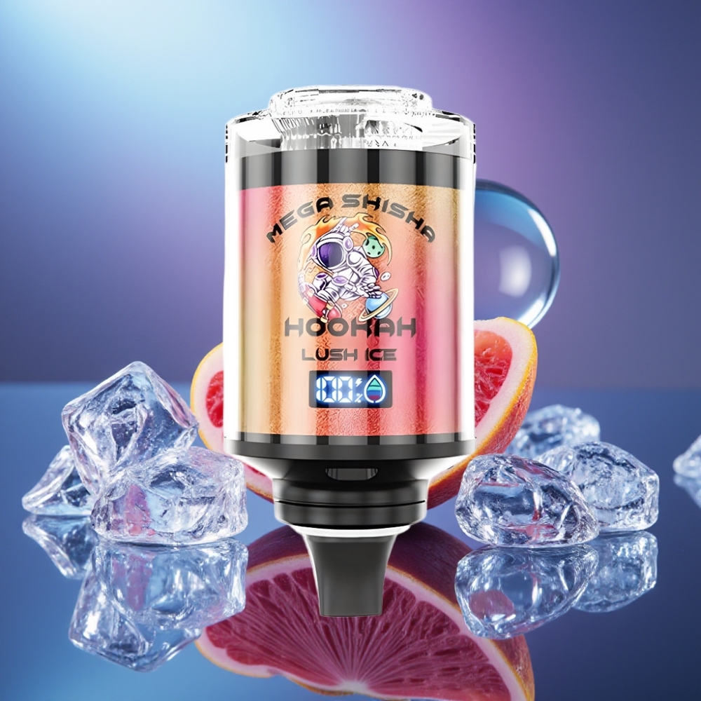 JNR Mega Shisha Hookah 100K Gheață Luxuriantă Capacitate 60ml