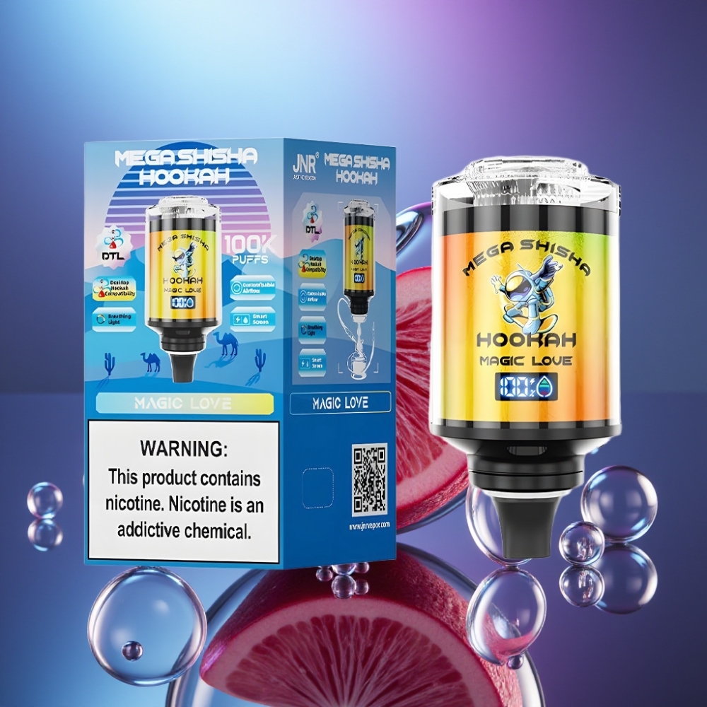 JNR Mega Shisha Hookah 100K Iubire Magică Tip-C Încărcare Rapidă
