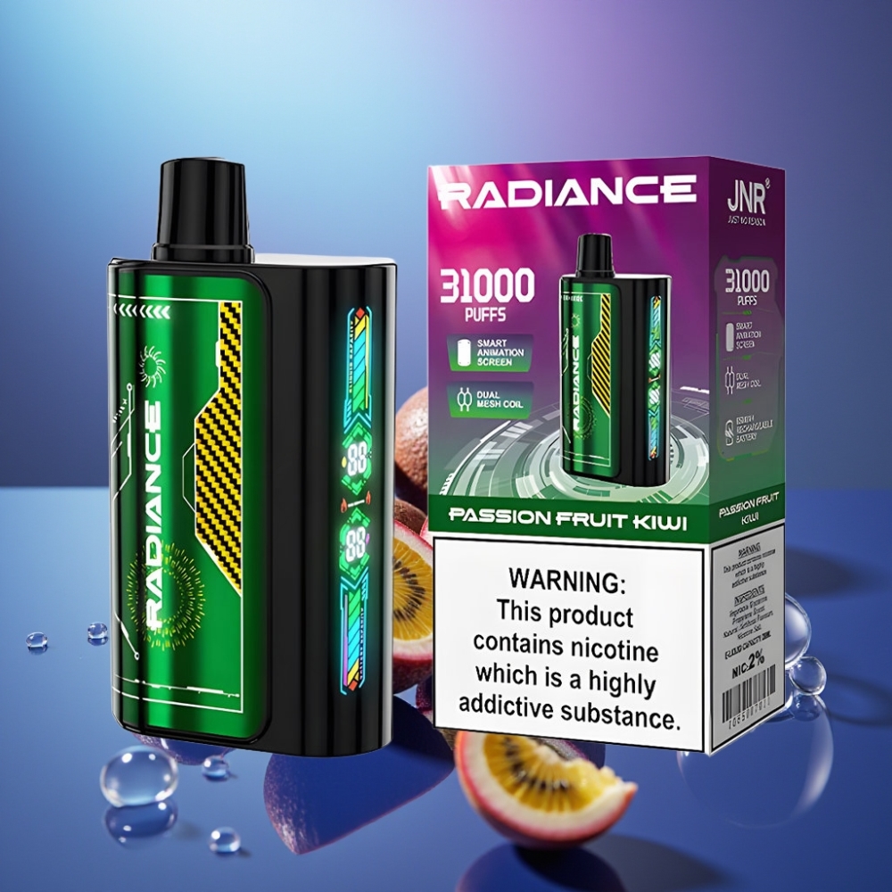 JNR Radiance 31000 Puffs 28ml Disposable Vape Maracuja Kiwi