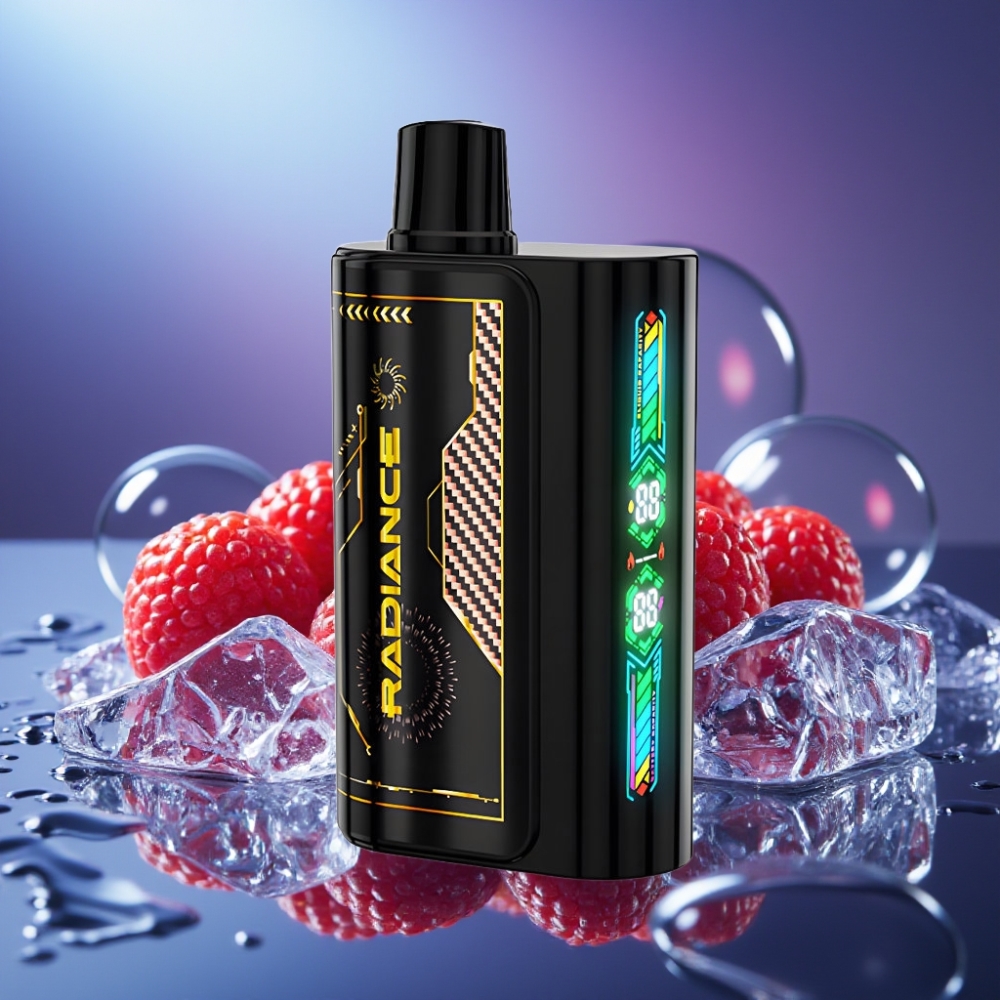 JNR Radiance 31000 Pufuri Disposable Vape Capsuni Zmeură Cireșă Gheață Dual Mesh Coil
